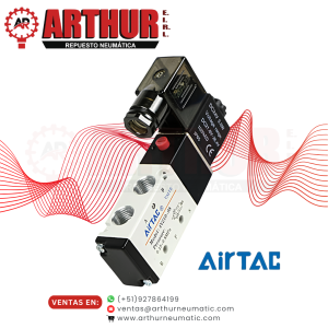 válvula solenoide electromagnética 4v210 08 220vac – airtac