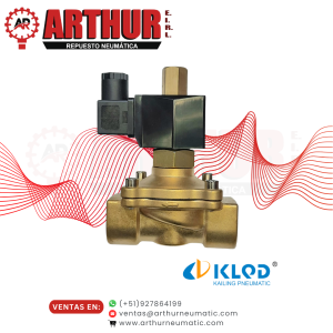 válvula solenoide 2w250 25 no v s 1" npt bronce – klqd