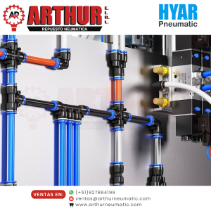 válvulas solenoides y conexiones neumáticas – mangueras hyar