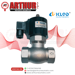 US-25-SS-S-AC220V – Válvula solenoide para vapor 1" inoxidable KLQD