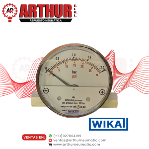 manómetro diferencial 0 a 2bar wika