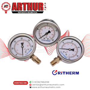 manómetros 2.5" 1/4" npt – ritherm