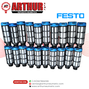 silenciador neumático– festo (1/8, 1/4, 3/8, 1/2)