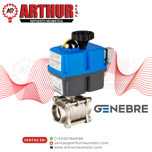 Actuador Eléctrico + Válvula de Bola 2" INOX 316 – GENEBRE
