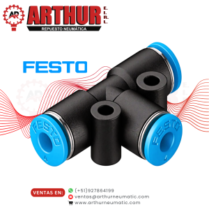 Home conector neumatico tee 4m, 6m, 8m, 10m, 12m festo