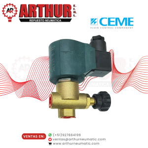 valvula solenoide 14 vapor 220vac ceme